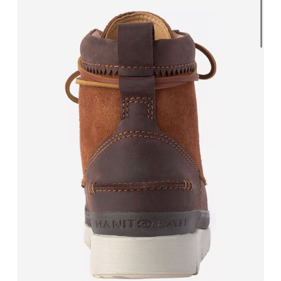Manitobah $150 Mesa Moc Toe Sneaker Boots Copper Brown Mens 7 NEW main image 6
